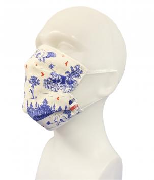 Boldo'R PRINT : masque en tissu multicouche motif ville de Lyon de catégorie 1
